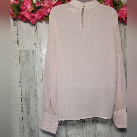 NWT/NWOT Avec Les Filles Long Sleeve Blouse - Picture 9 of 13